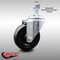 Service Caster 4 Inch SS Hard Rubber Wheel Swivel 12mm Threaded Stem Caster SCC-SSTS20S414-HRS-M1215 - alternate 3